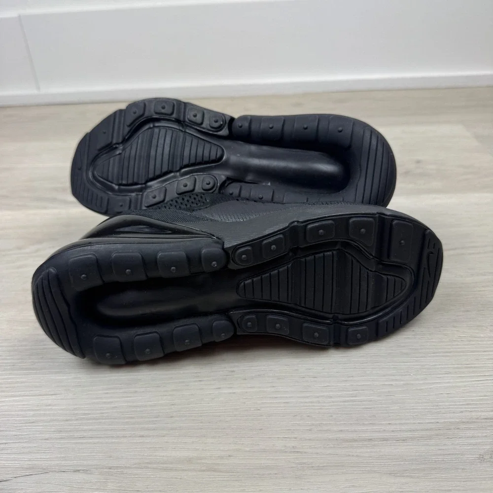 Nike Air Max 270 (GS) Triple Black Sneakers Shoes Size 4Y Womens 6 BQ5776 001